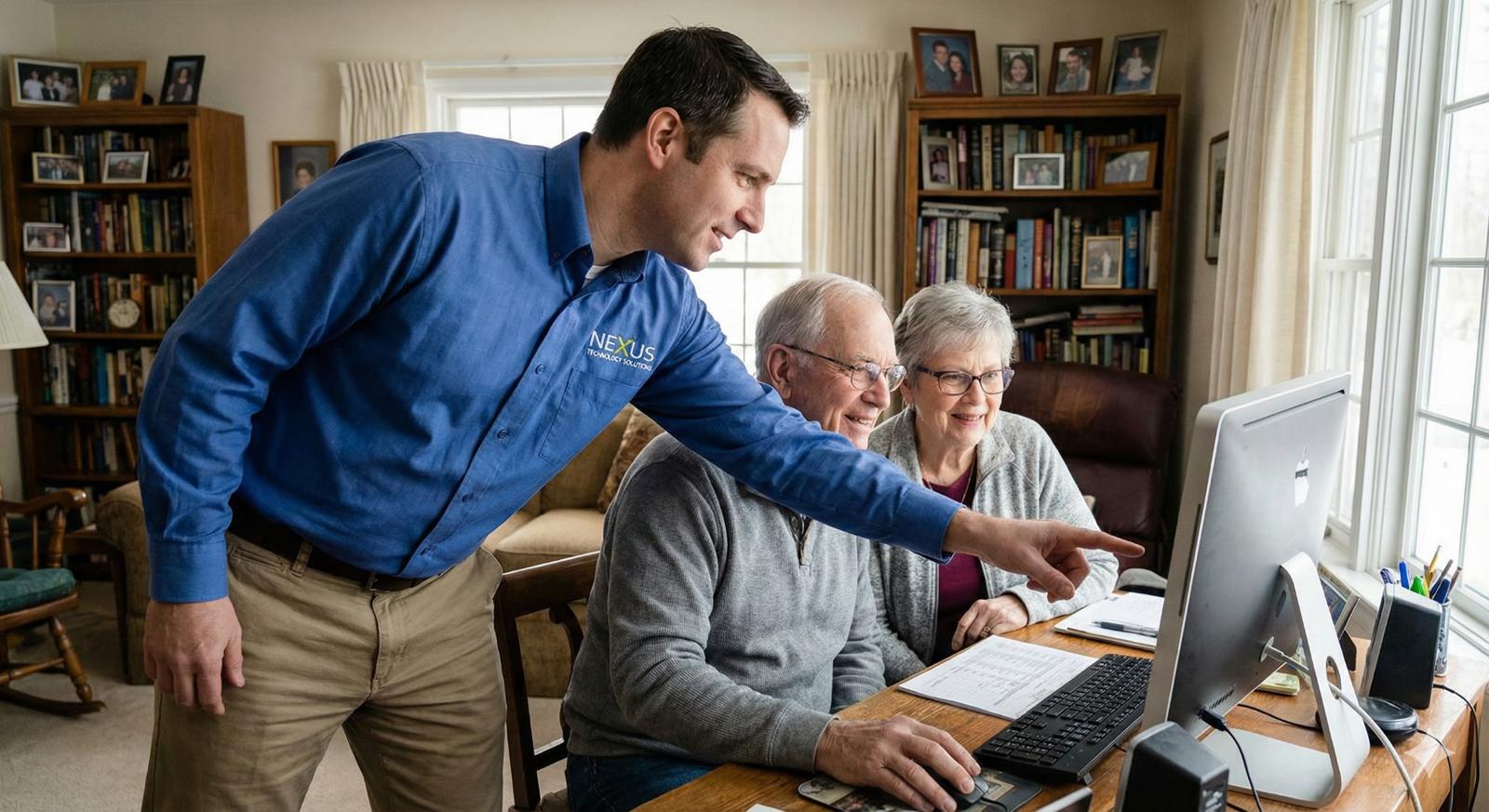 Modern Tech Office Workspace